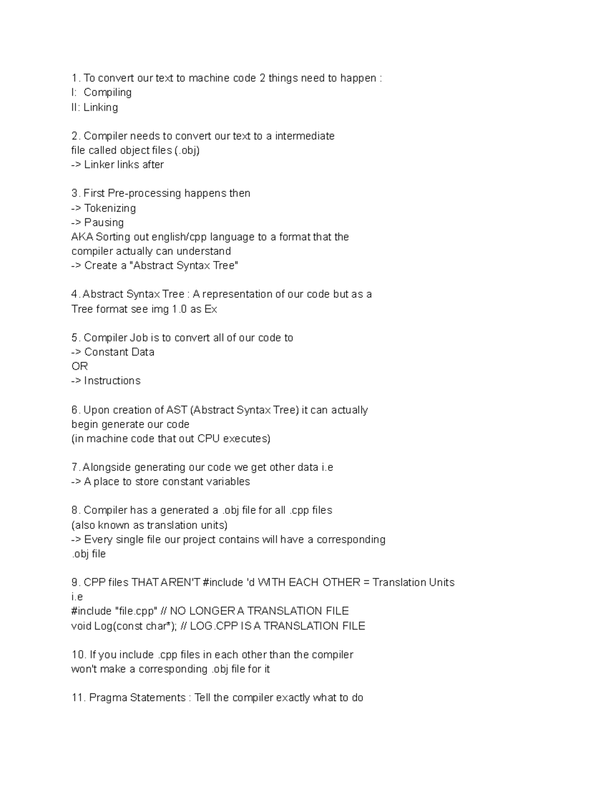 How C++ Compiler works - To convert our text to machine code 2 things ...