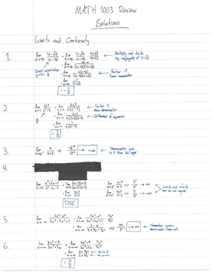 X1003-09 - Old MATH1003 Final from 2009 - STUDENT’S NAME: ID ...