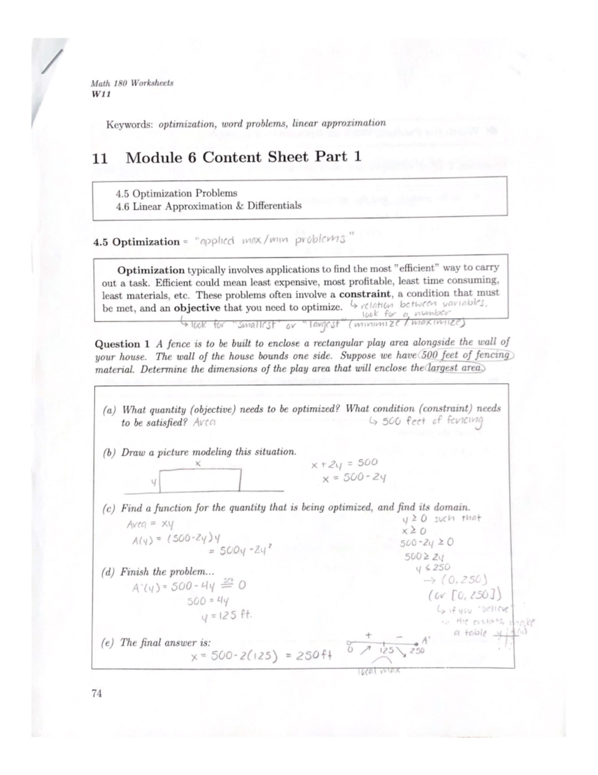 Math 180 week 11 - These are lecture notes from 2020 from Professor ...
