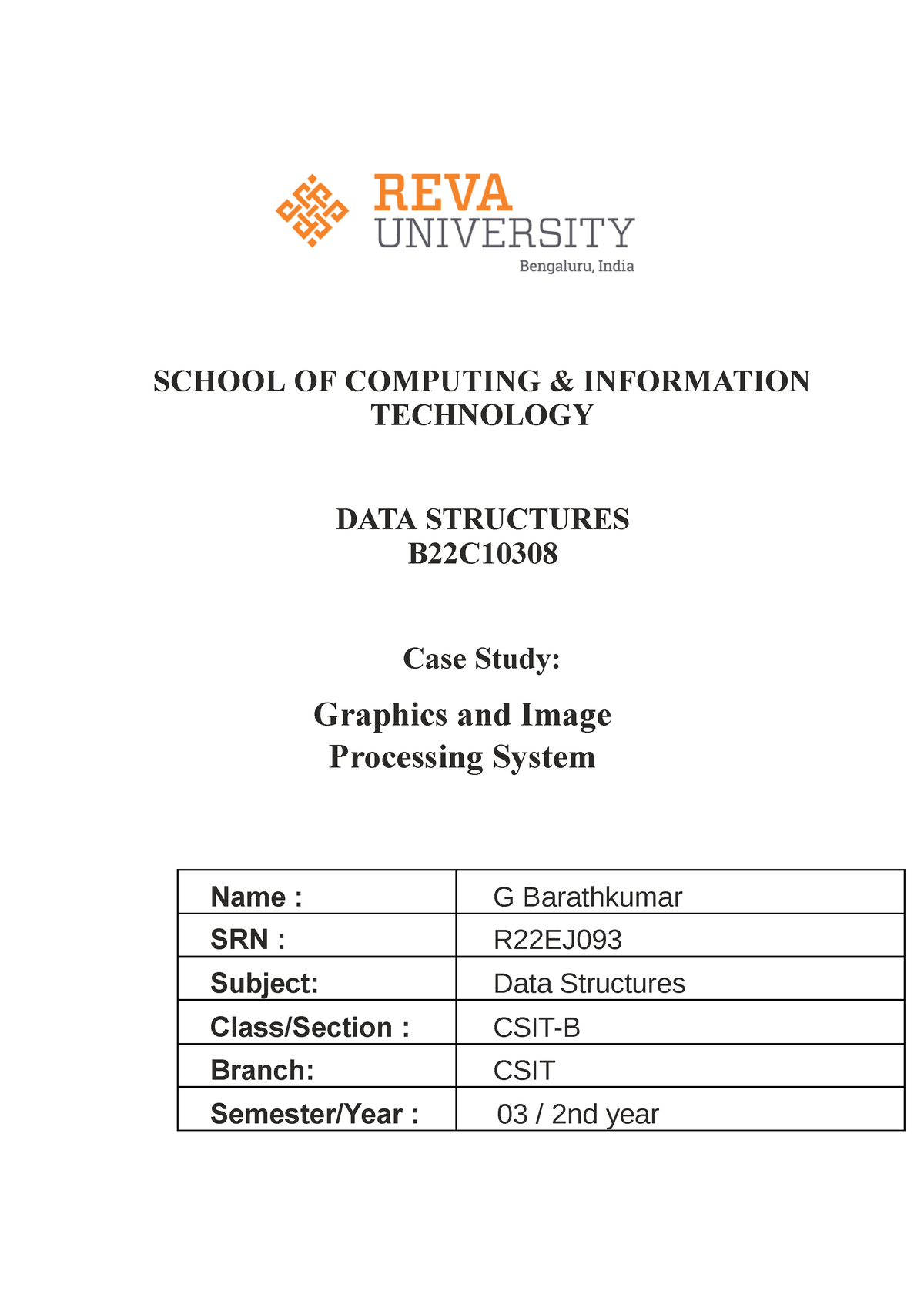 case study data structures