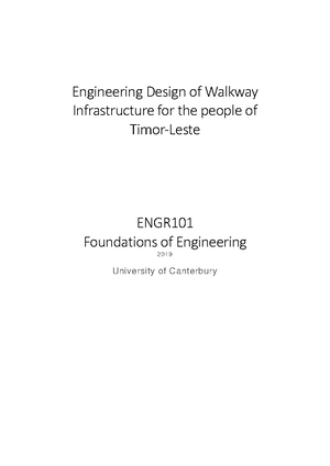 ENGR101 Cheat Sheet - The engineering process - Can branch out over ...