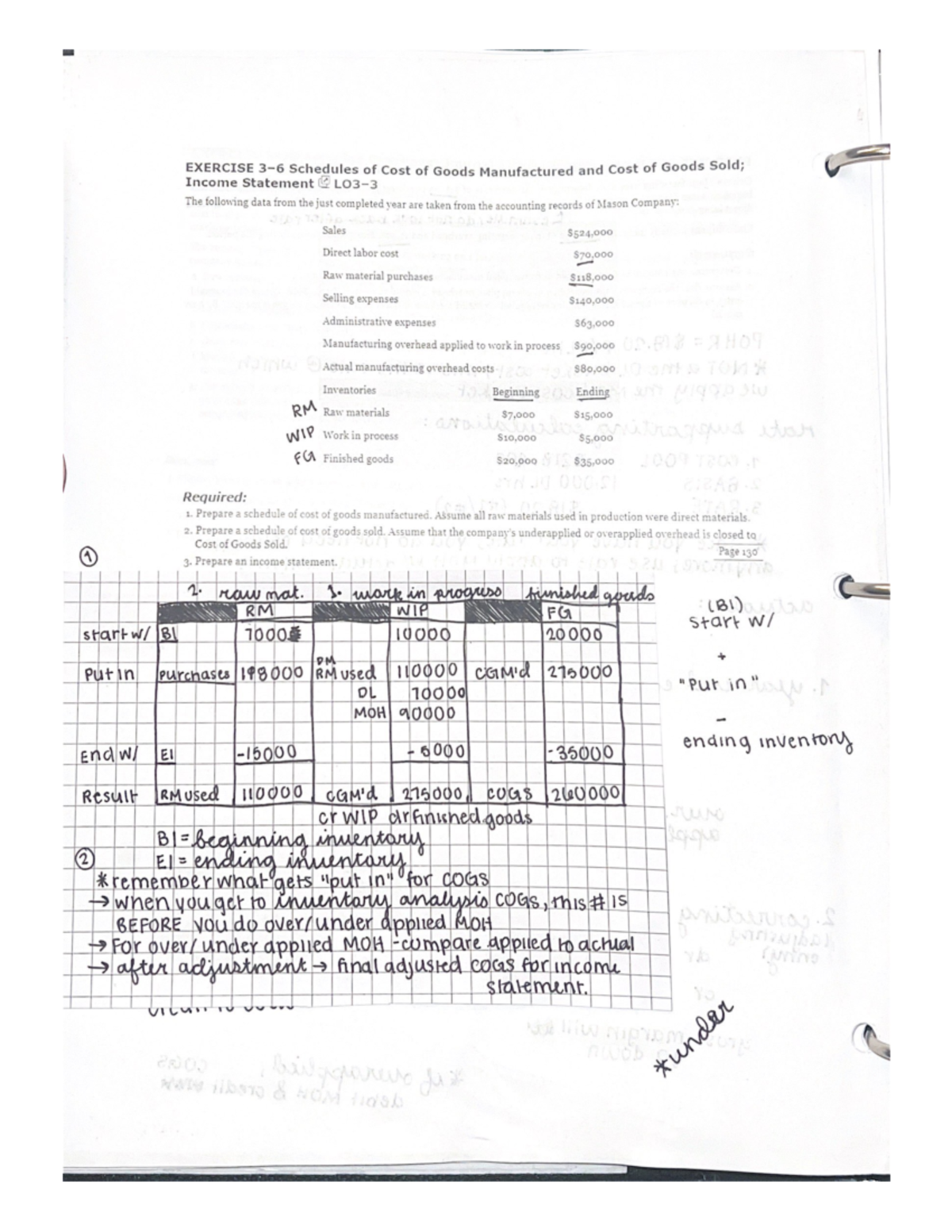 ACC2362 Exercise 3-6 - ACC 2362 - Studocu