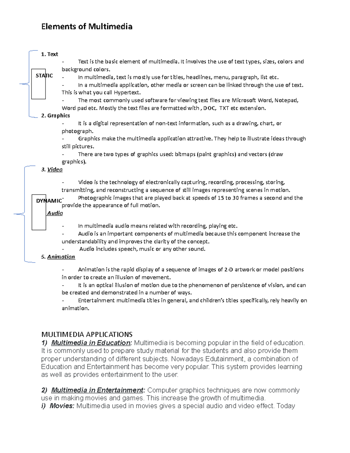 Elements Of Multimedia Text at Carole Spears blog