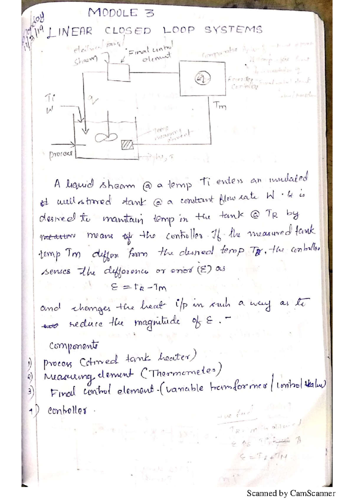 2 nd internal referral notes for exam Process Instrumentation