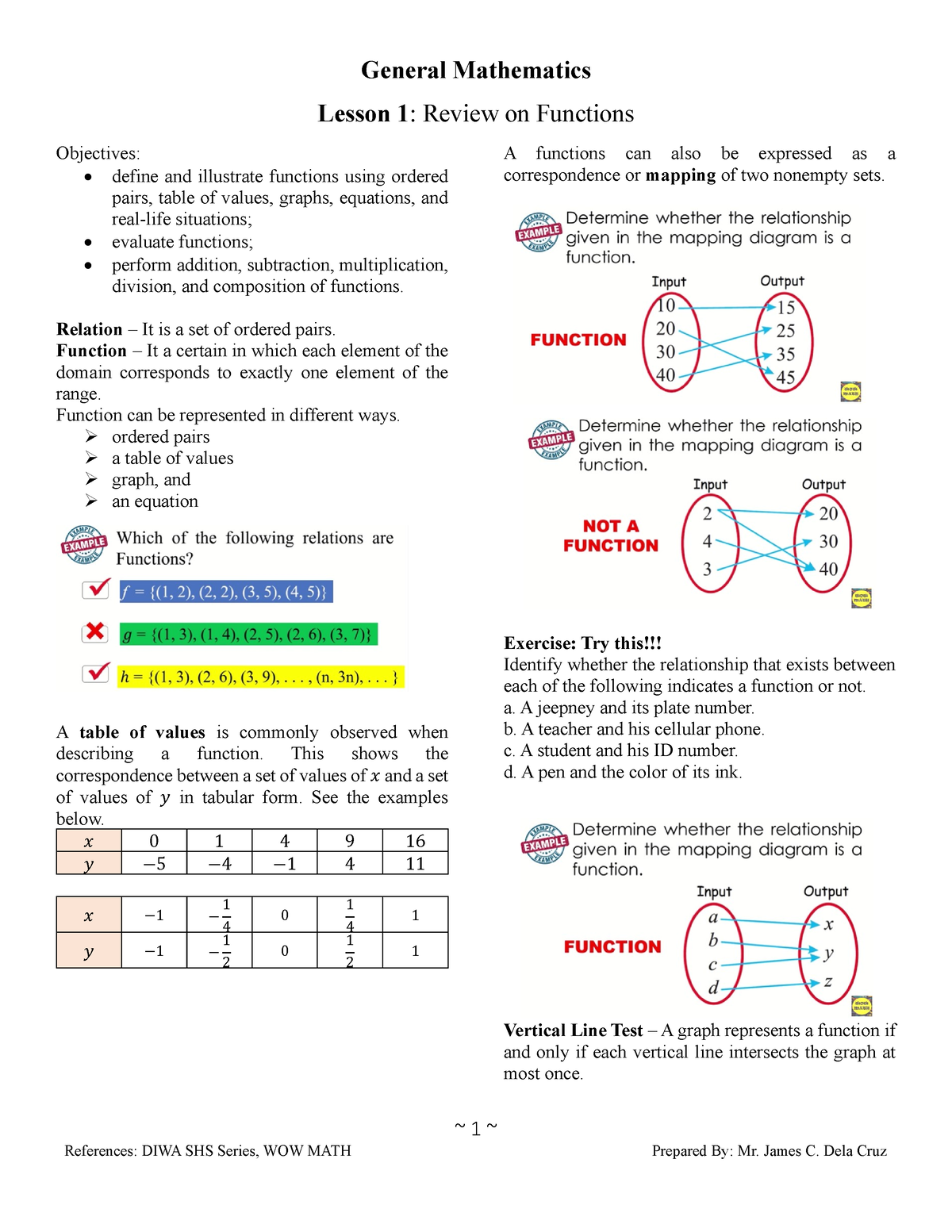 practice and problem solving lesson 1 1 key features of functions