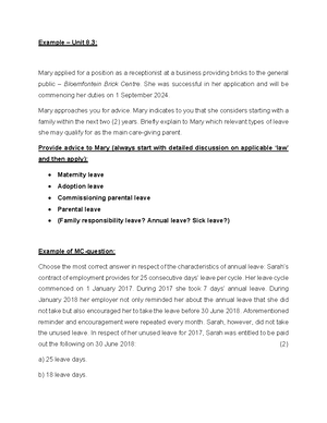 Labour LAW TEST Material - 3 BASIC CONDITIONS OF EMPLOYMENT MINIMUM ...