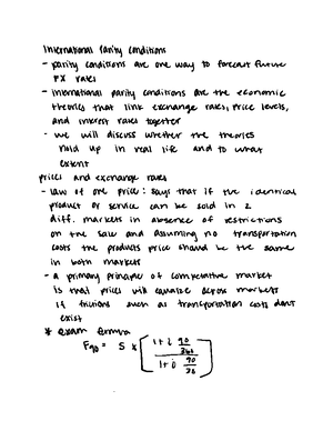 BUS177 Final Exam Study Guide - BUS1 177 International Business Finance ...