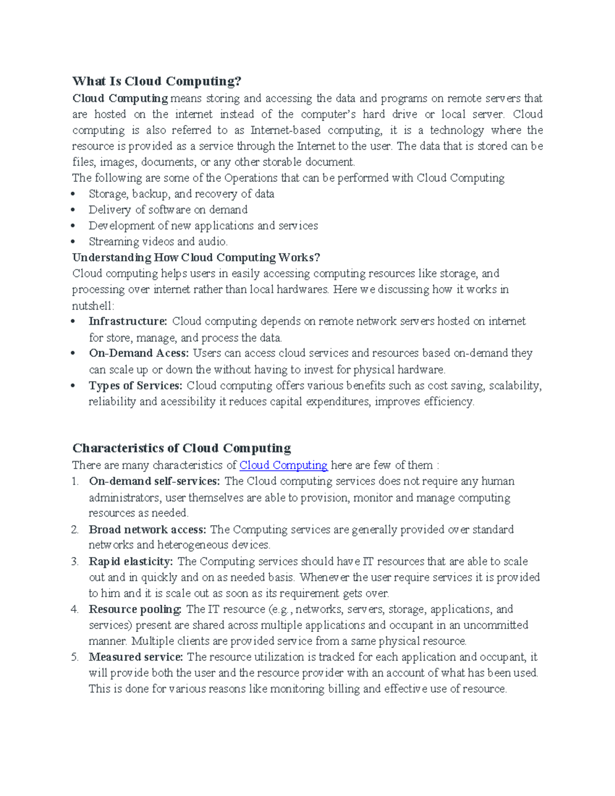 Unit-2 cloud - unit 2 - What Is Cloud Computing? Cloud Computing means ...