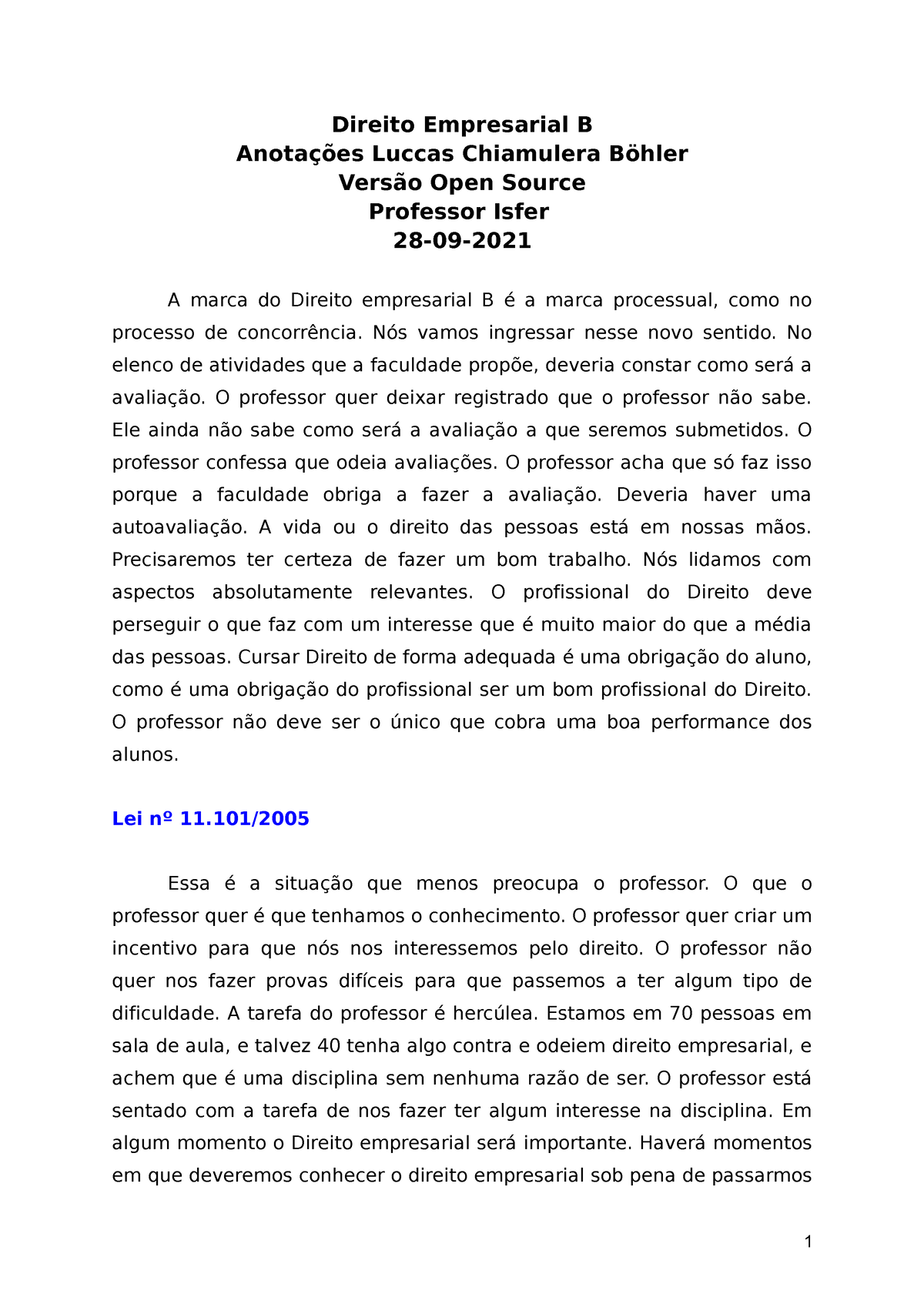 Direito Empresarial B 2021 - Direito Empresarial B Anotações Luccas ...