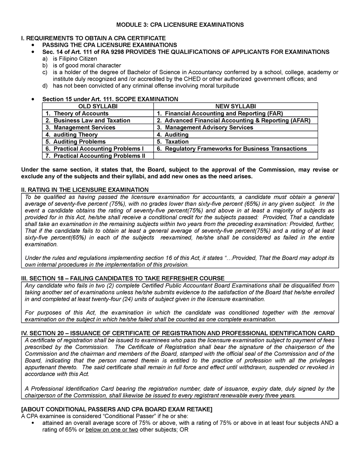 m3-cpa-licensure-examinations-module-3-cpa-licensure-examinations-i