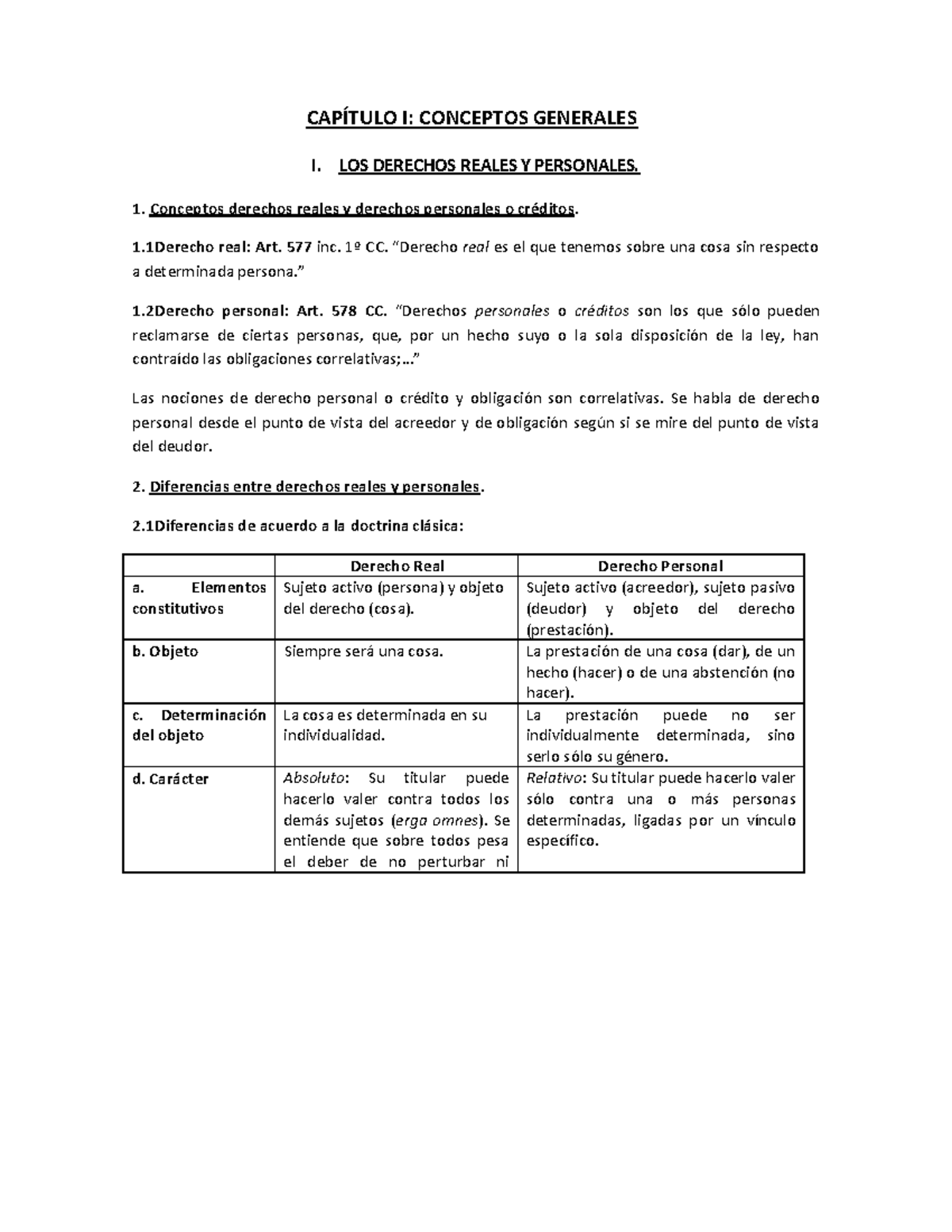 12-Las-Obligaciones - Apunte De Obligaciones - CAPÍTULO I: CONCEPTOS ...