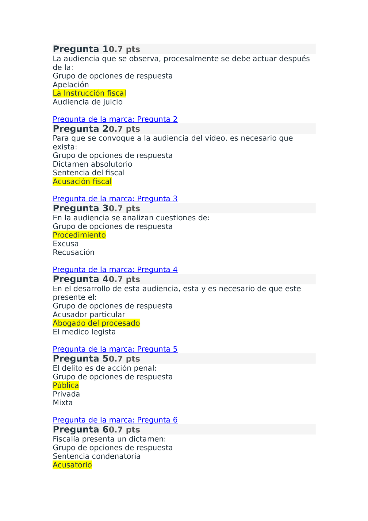 [APEB1-15%] Caso 2: - Pregunta 10 Pts La Audiencia Que Se Observa ...