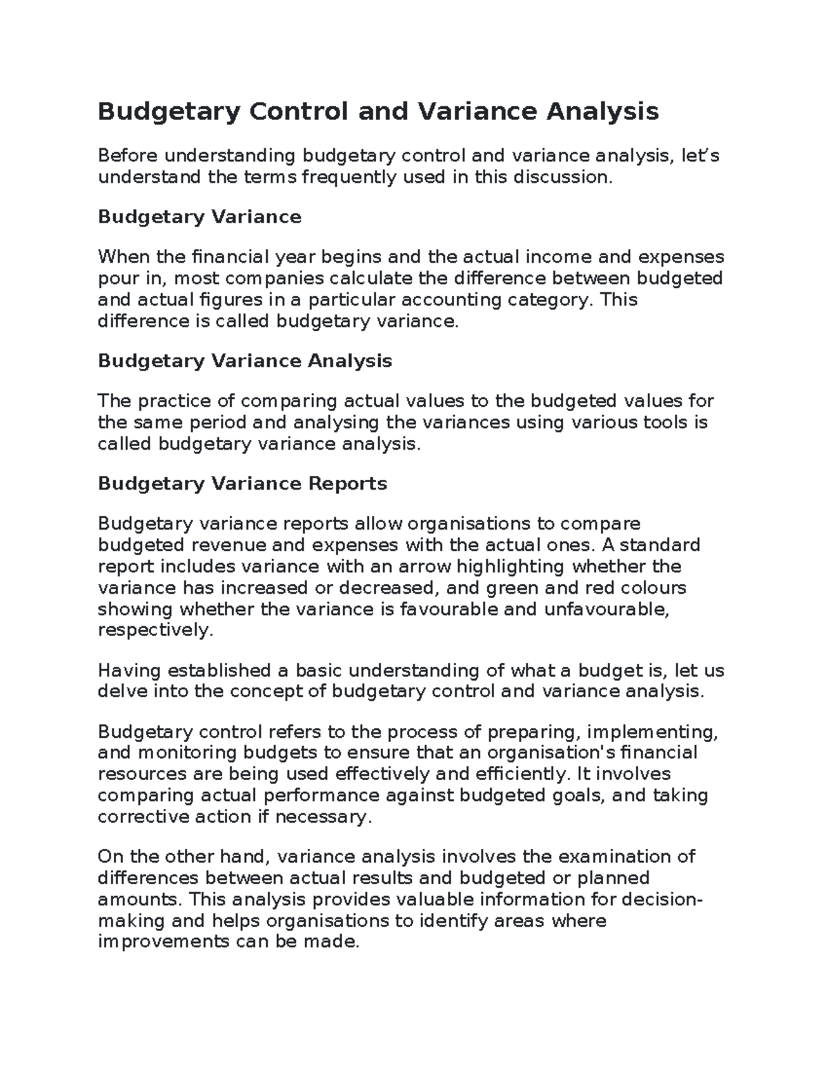 budgetary-control-and-variance-analysis-budgetary-variance-when-the