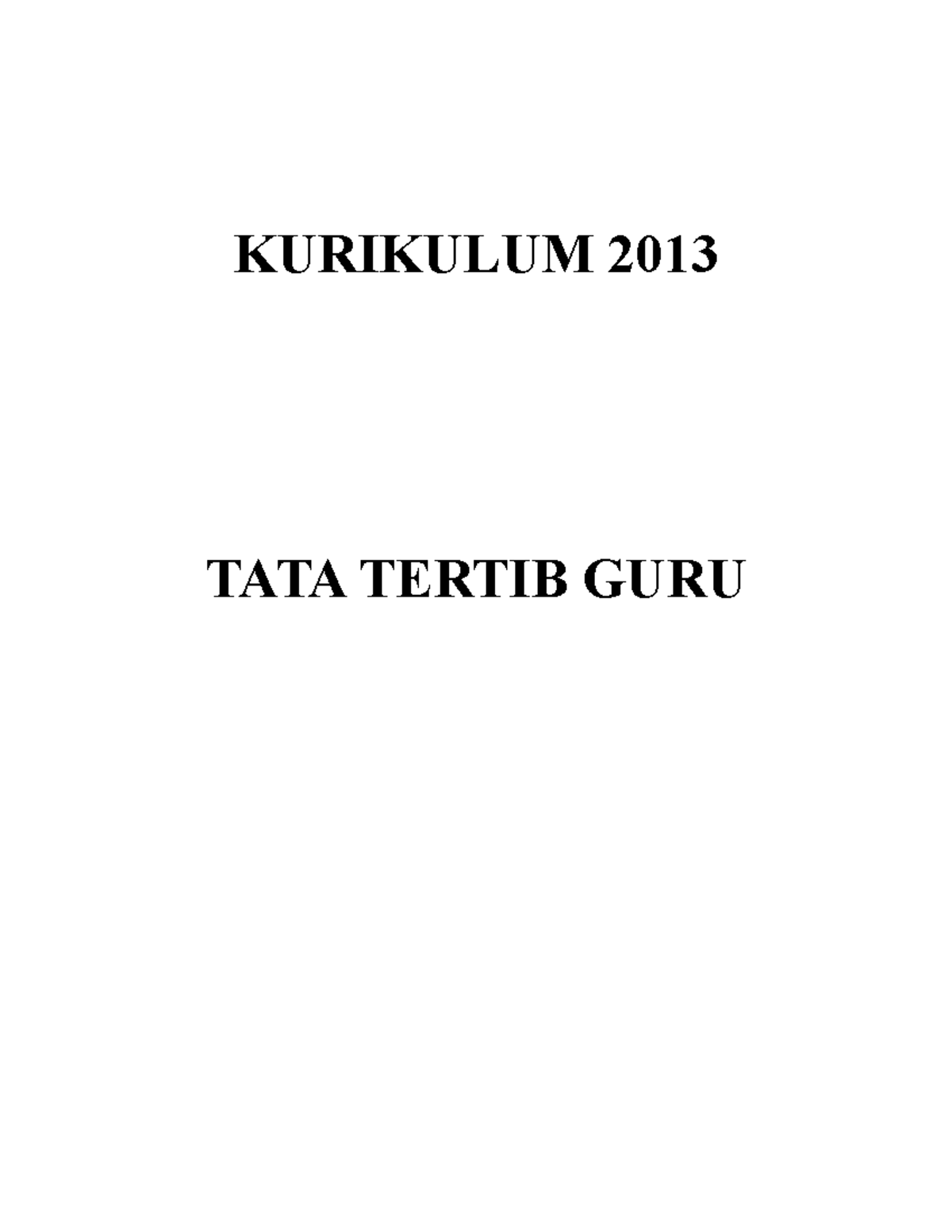 3. TATA Tertib GURU tatib KURIKULUM 2013 TATA TERTIB GURU TATA