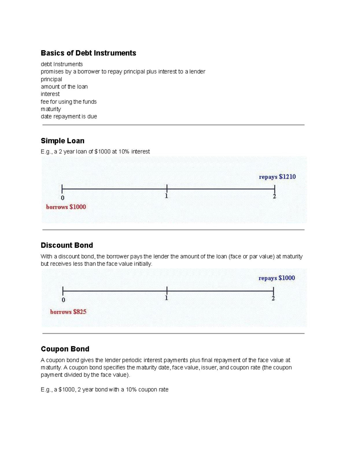 Untitled Document - 2023-03-10T212739 - Basics Of Debt Instruments Debt ...