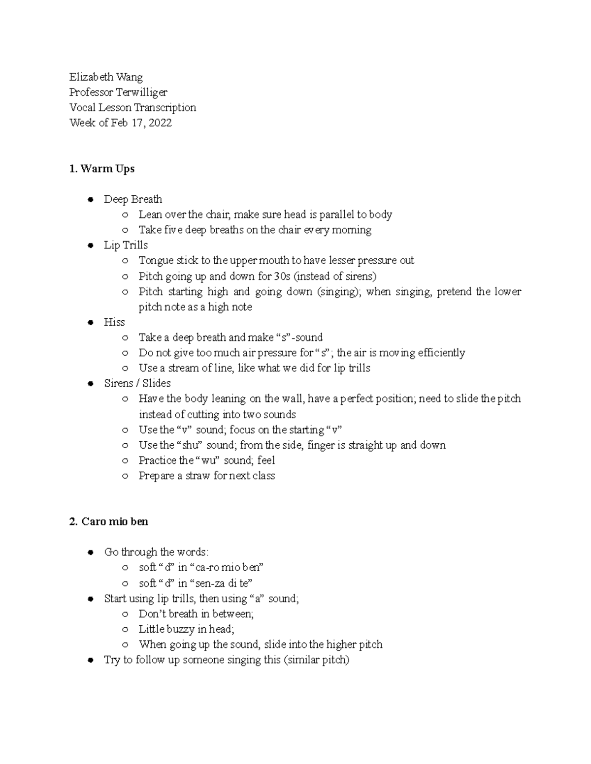Feb 17 Vocal Transcription - Elizabeth Wang Professor Terwilliger Vocal ...