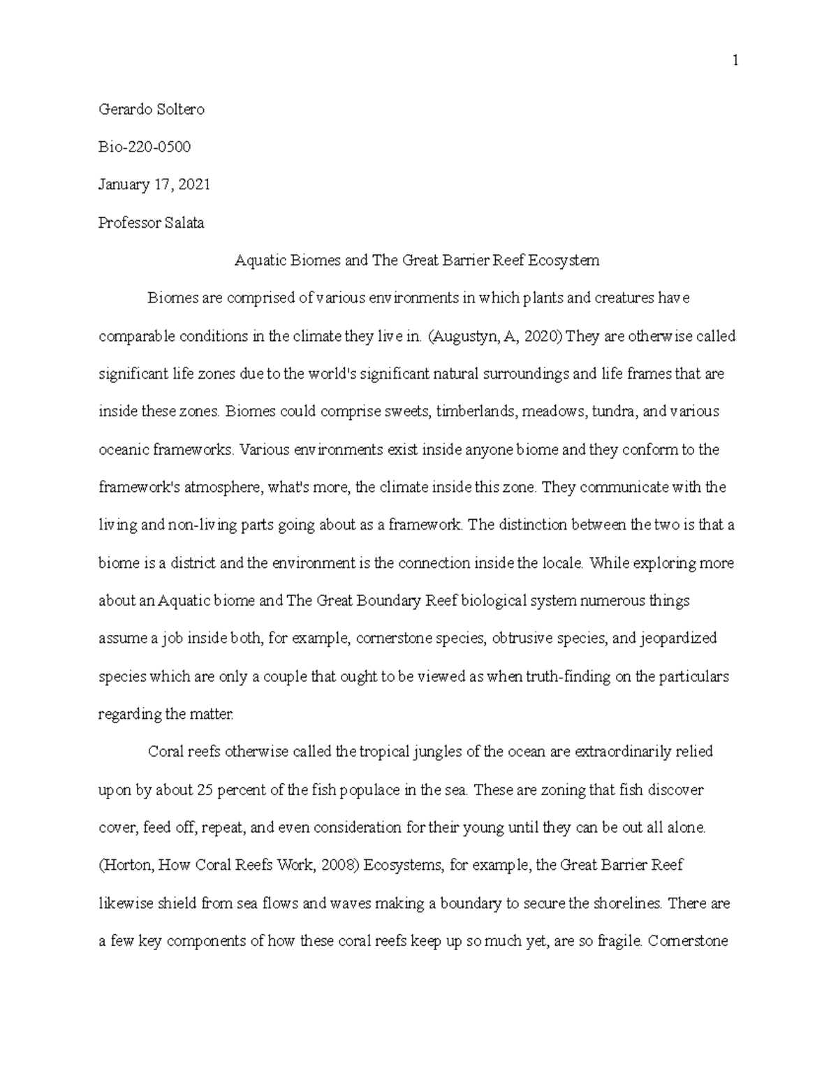 Aquatic biome definition image