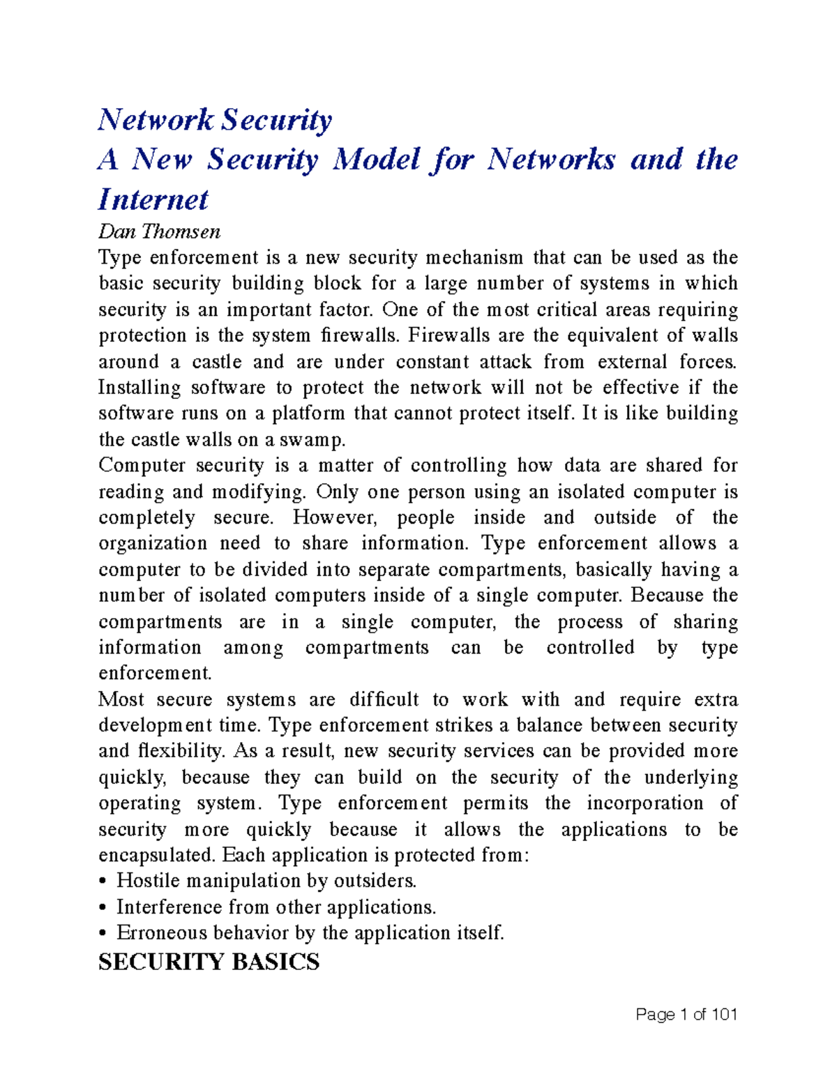 Network security and cryptography - Network Security A New Security ...