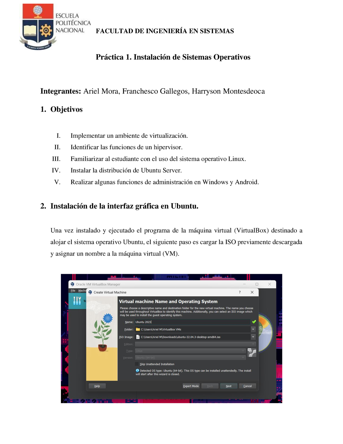 Practica 1 Sistemas Operativos - Práctica 1. Instalación De Sistemas ...