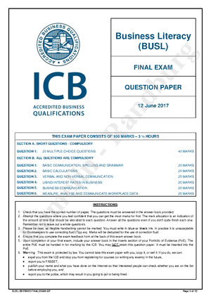 BUSL-ICB Assignment 3-QP-2023 - Page 1 Of 15 Business Literacy (BUSL ...