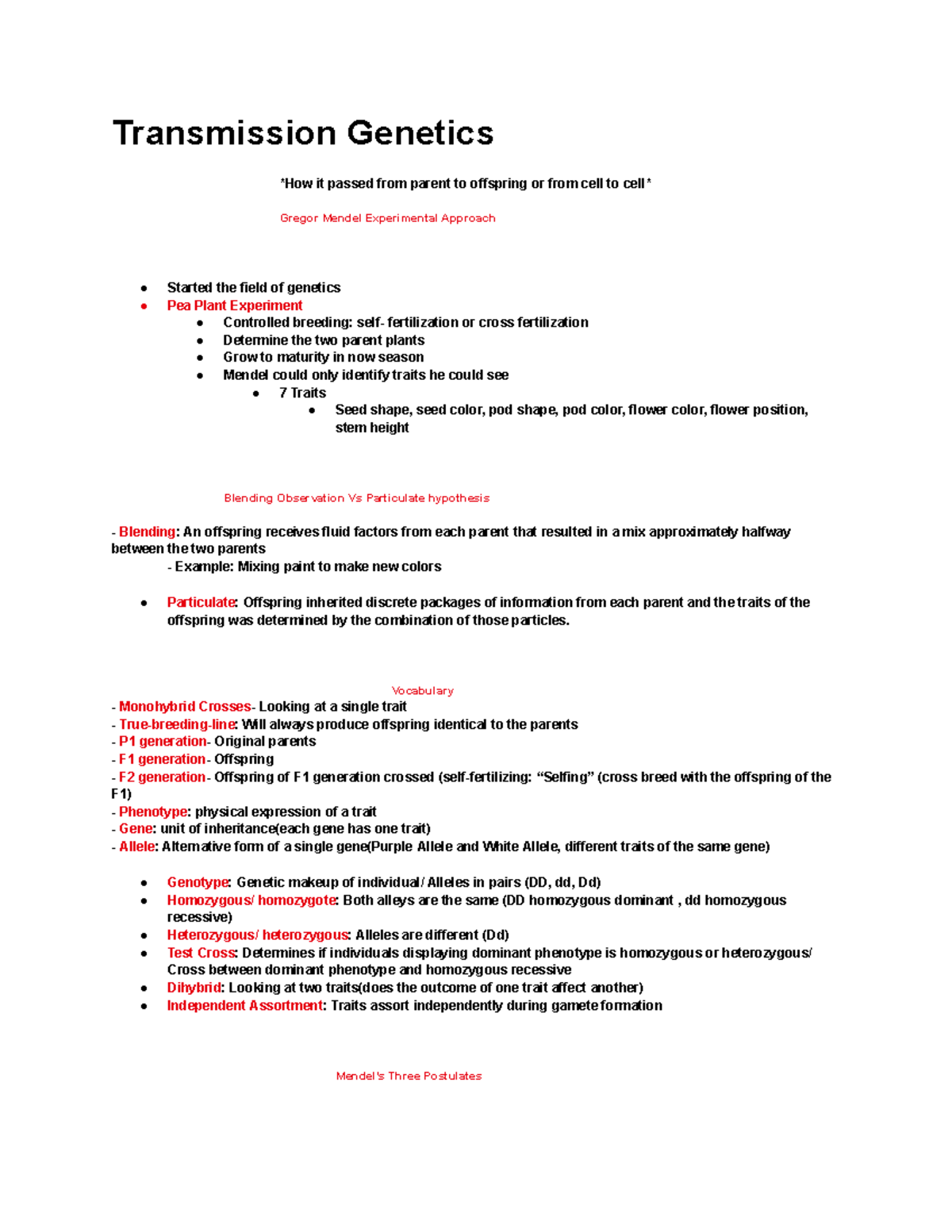 Transmissions Lecture Transmission How it passed