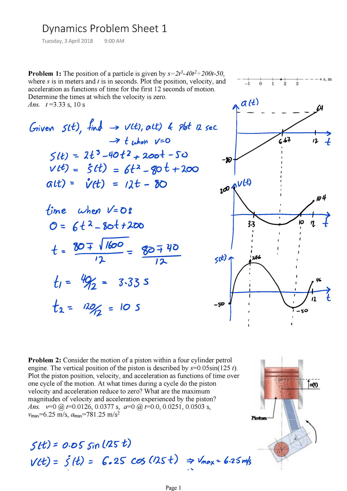 Dynamics Tutorial Answers - Warning: TT: Undefined Function: 32 Warning ...