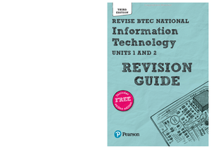 Revise btec national information technology units 1 and 2 rev guide
