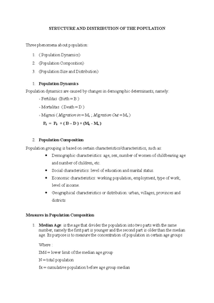 Population DATA Evaluation - POPULATION DATA EVALUATION Population Data ...