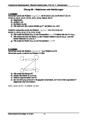 Vorkurs Mathe Block 1-1 Bruchrechnung 01 Lernmodul - Mathematik - Studocu