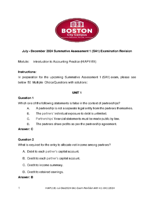 HIAP1181 Jul Dec2024 FA1 Memo EN GT V - HIGHER EDUCATION PROGRAMMES ...