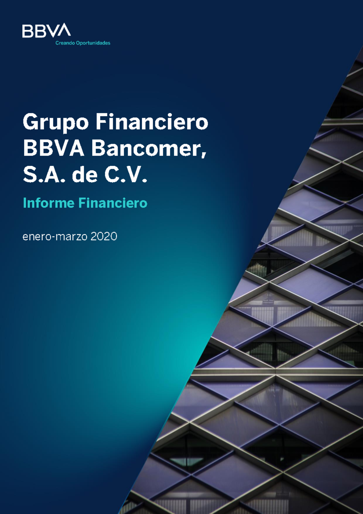 202004 30 Reporte-Trimestral-GFBB 1T20 - Grupo Financiero BBVA Bancomer ...