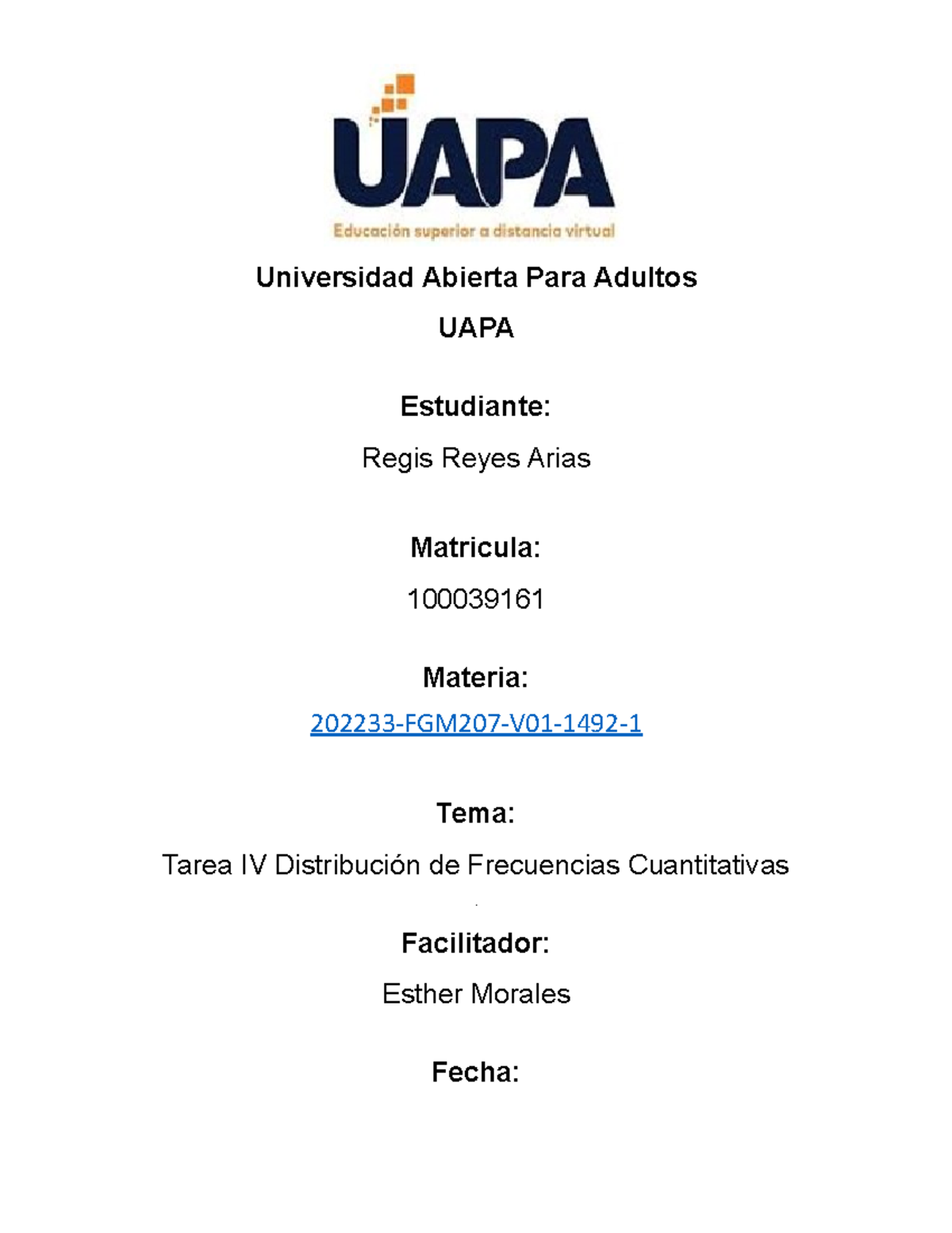 Tarea 5 Sin Completar - Universidad Abierta Para Adultos UAPA ...