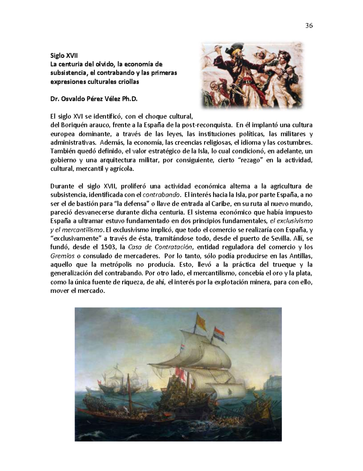 Hist. P.R. s. XVII Lectura Revisada Junio 2018 - Siglo XVII La centuria ...