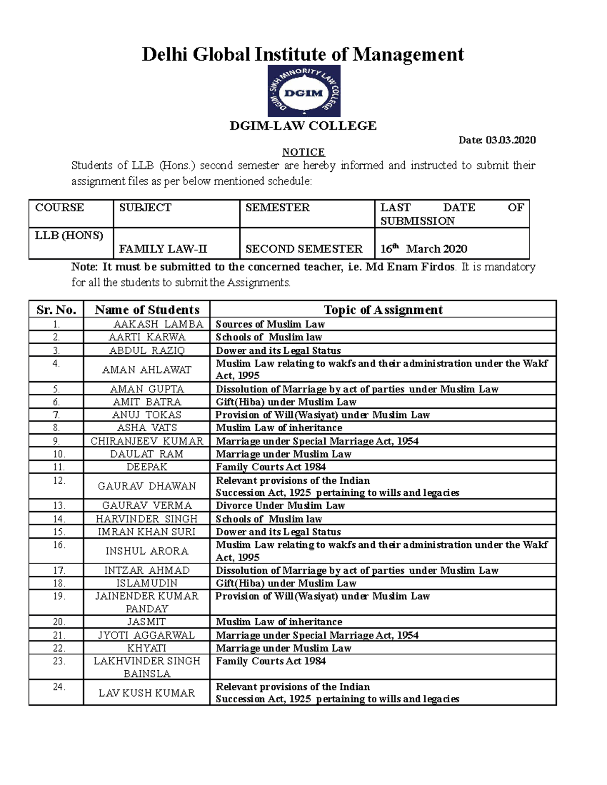 family-law-ii-delhi-global-institute-of-management-dgim-law-college