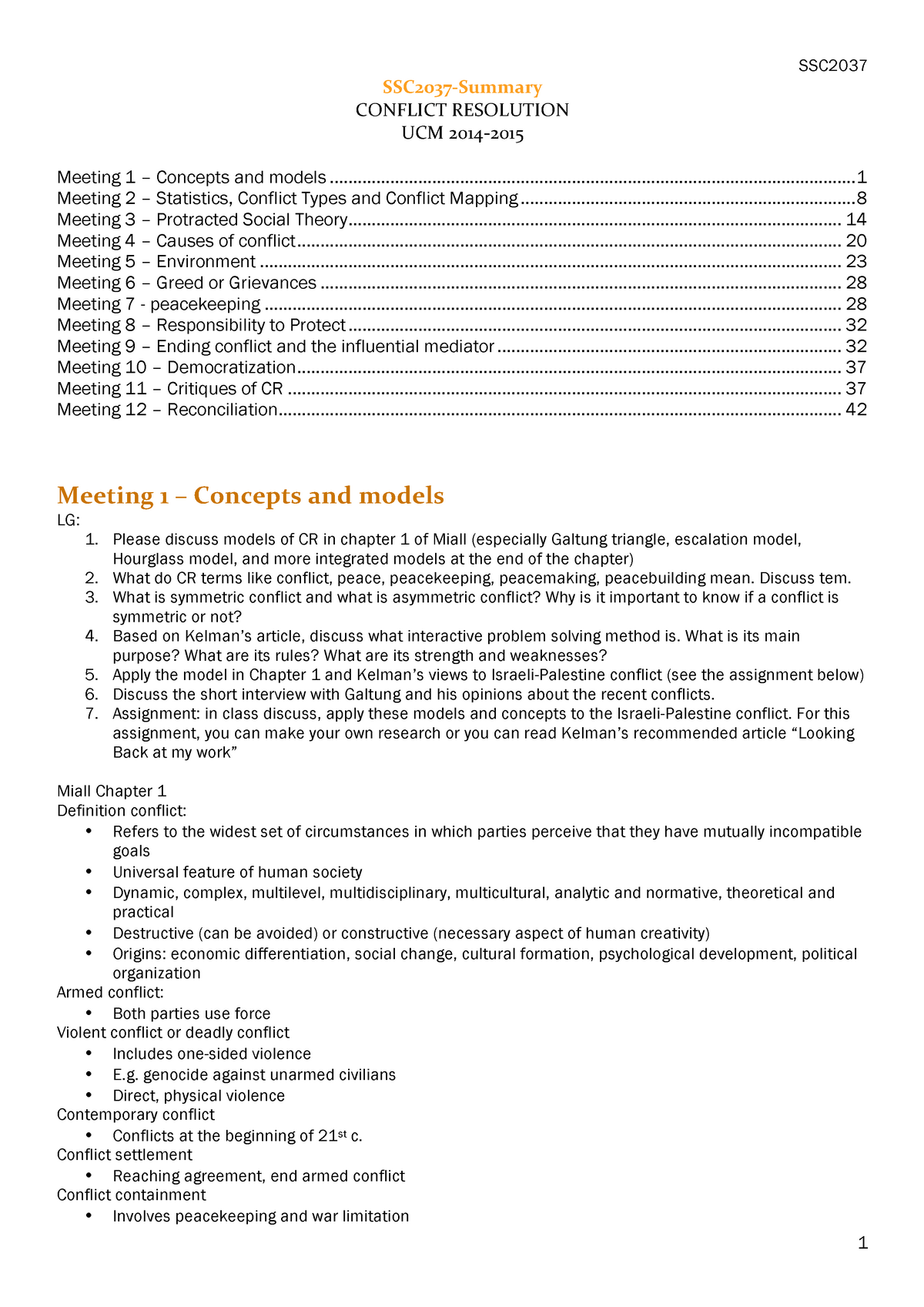 conflict-resolution-summary-ssc2037-conflict-resolution-ucm-meeting-1