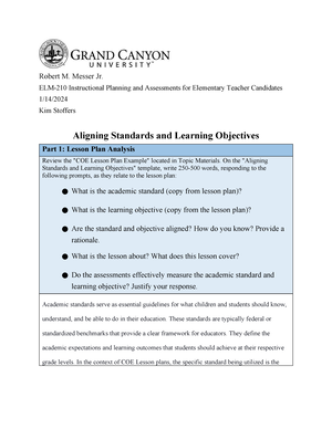 ELM-210-D-T1-Understanding Educational Vocabulary - Robert M. Messer Jr ...