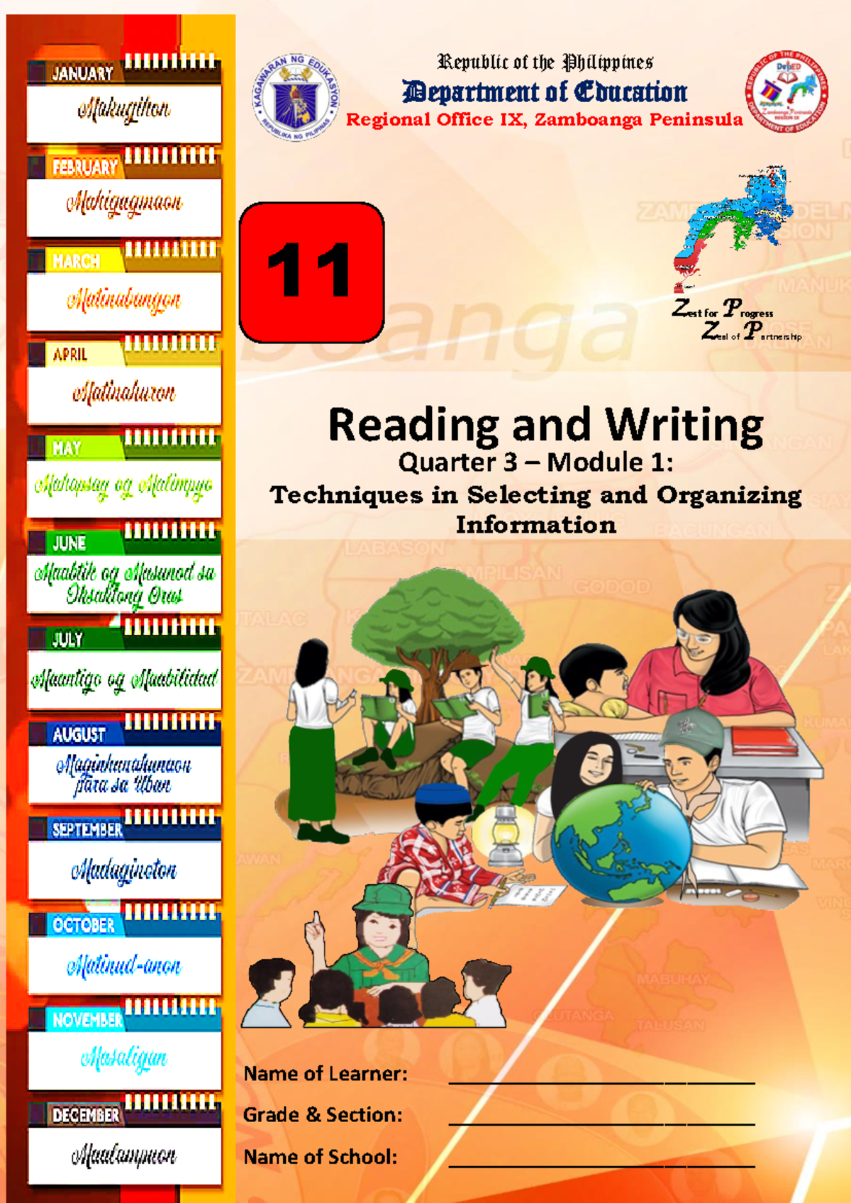 RAW Q3-M1 - reading & writing 11 module - Republic of the Philippines ...
