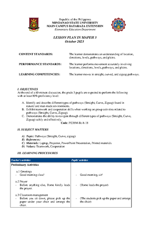 DLP final science - BATARAZA CENTRAL SCHOOL Office of the School ...