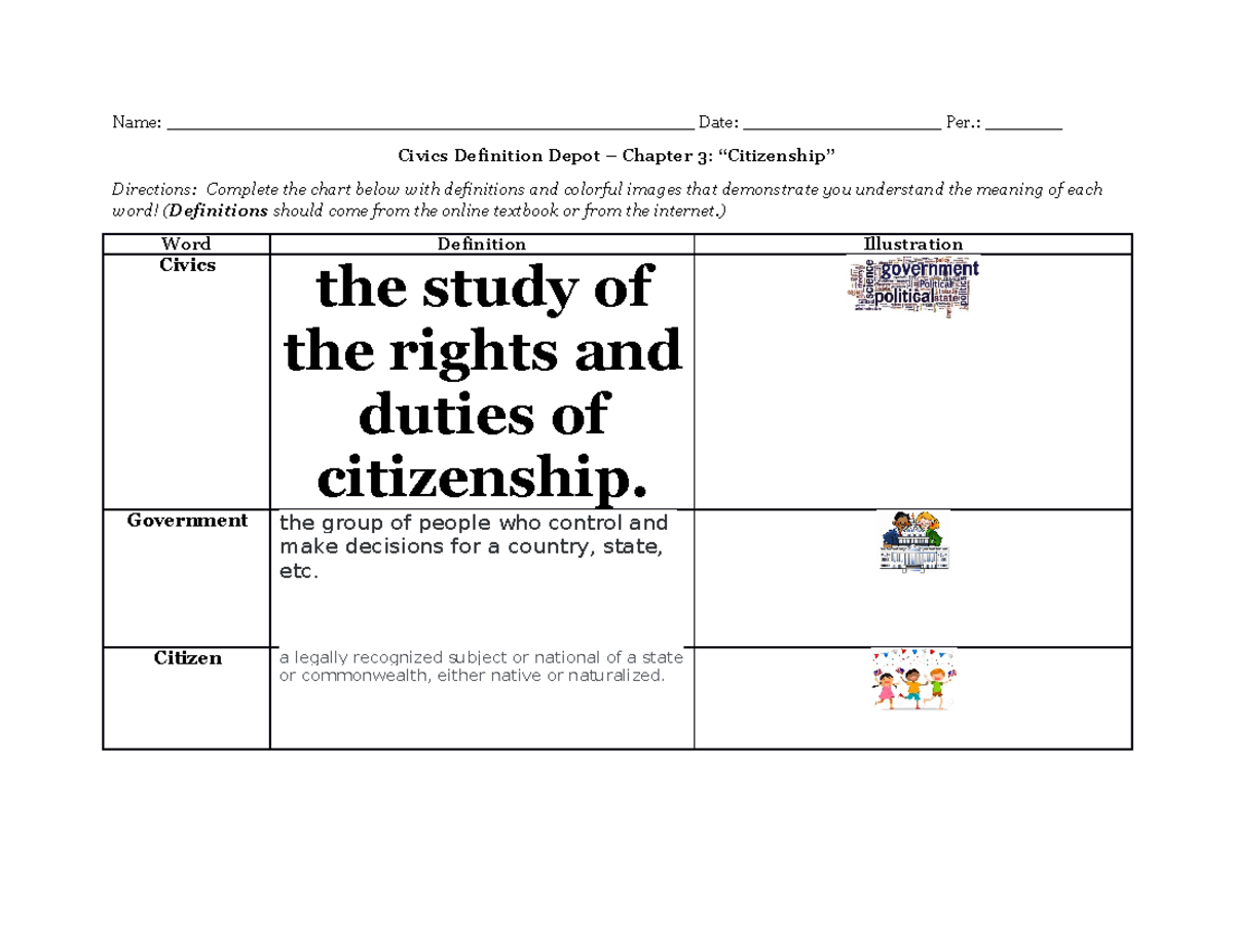 2122 Chapter 3 Definition Depot Vocabulary ENG 101 Capital Studocu