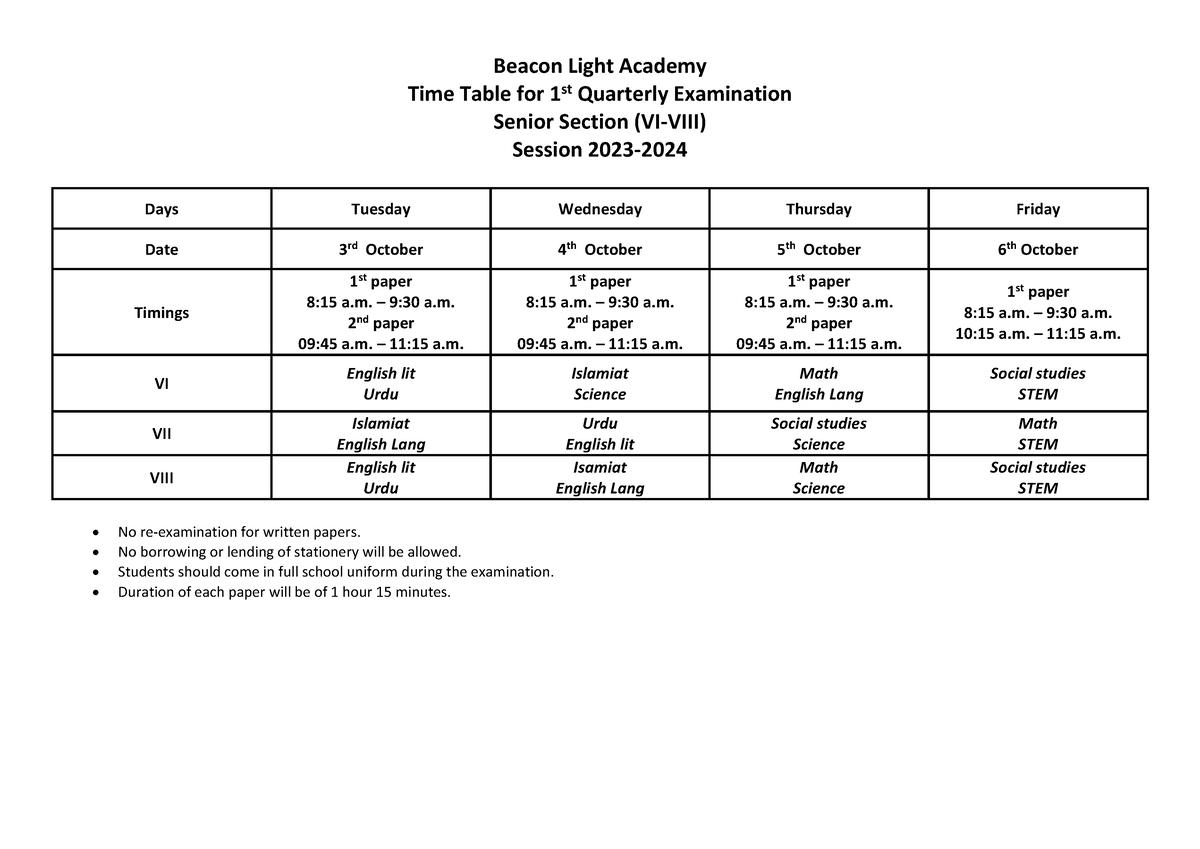 5a79c480dc82622983090 d222c540563 - Beacon Light Academy Time Table for ...