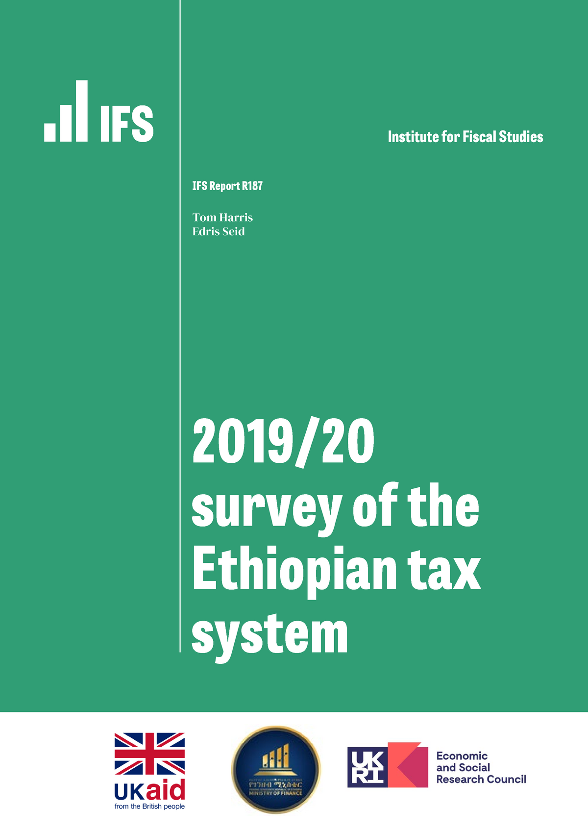 Survey of the Ethiopian tax system TaxDev aims to contribute to more