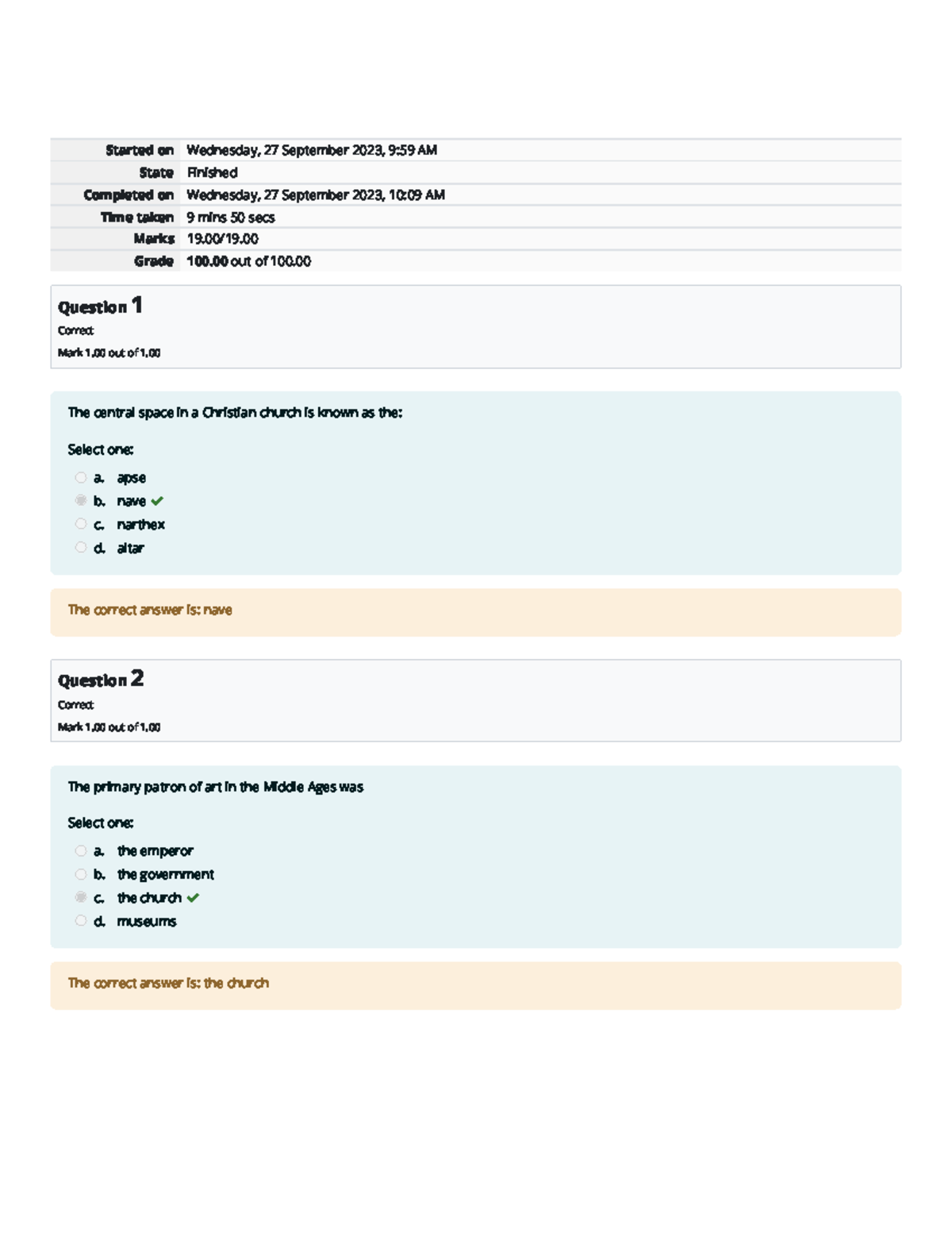 Graded Quiz Unit 3 Attempt review Home - Started on Wednesday, 27 ...