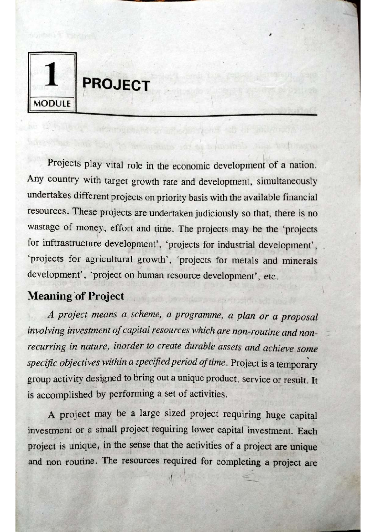 Project finance 1 - It's lecture notes - Studocu