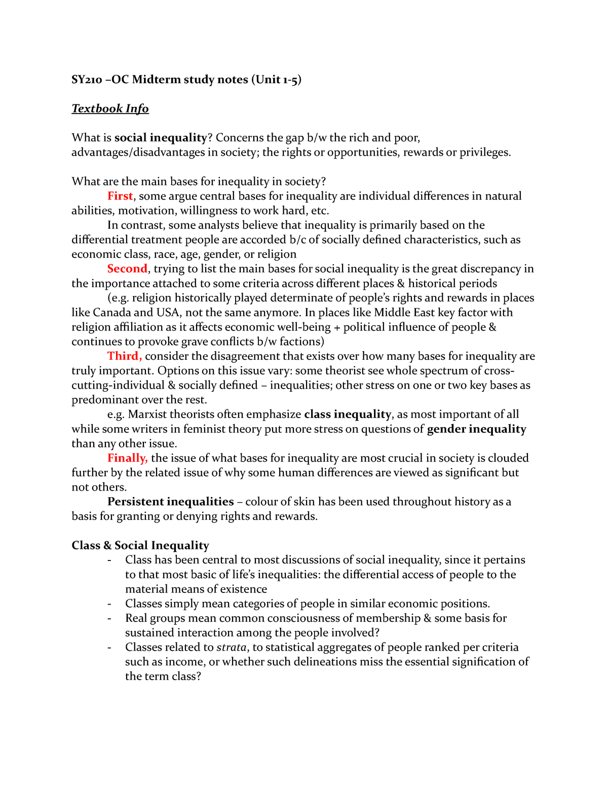 SY 210 Syllabus - Winter 2021 (Greg Bird) - SY210 - WLU - Studocu