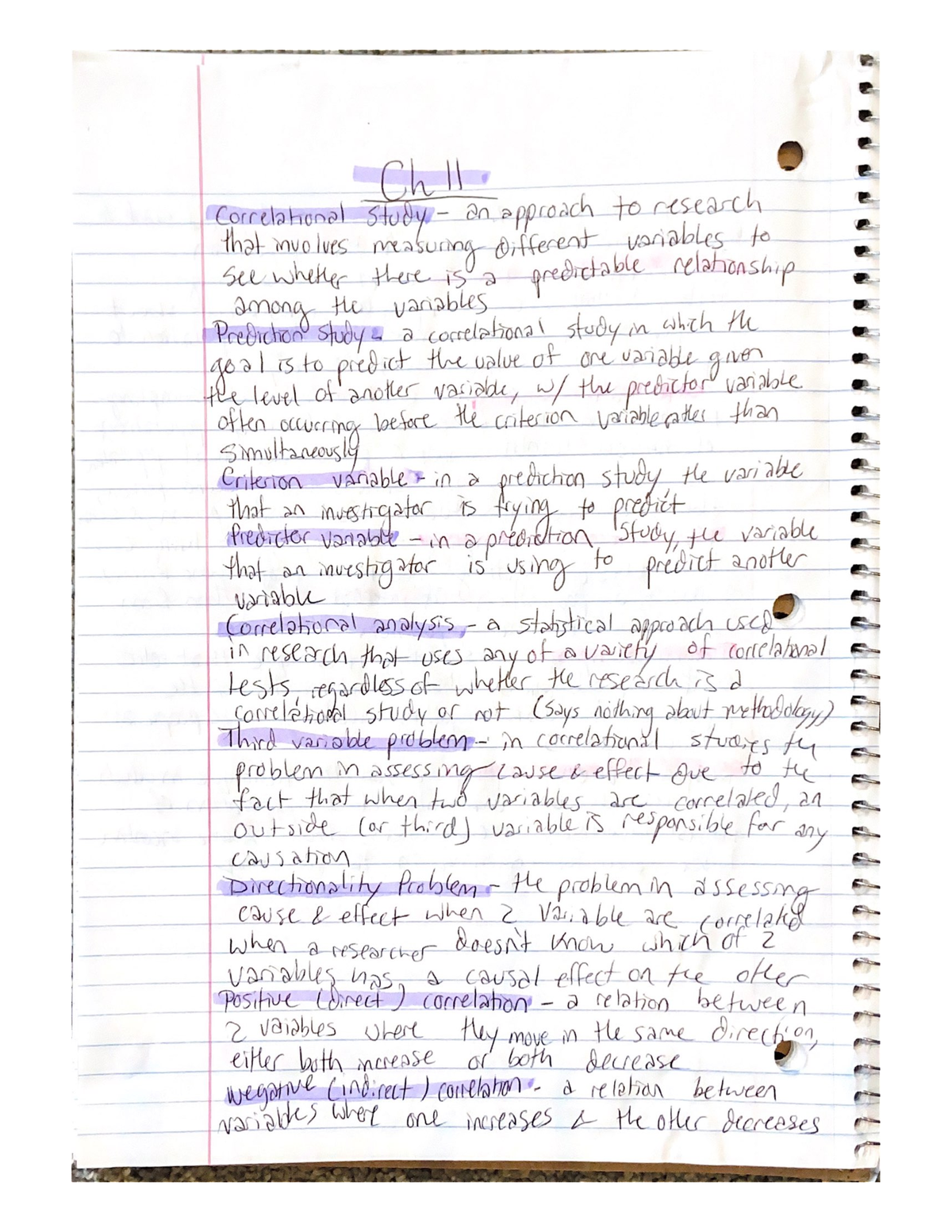 Chapter 11 Correlation - PSYC 30800 - Studocu