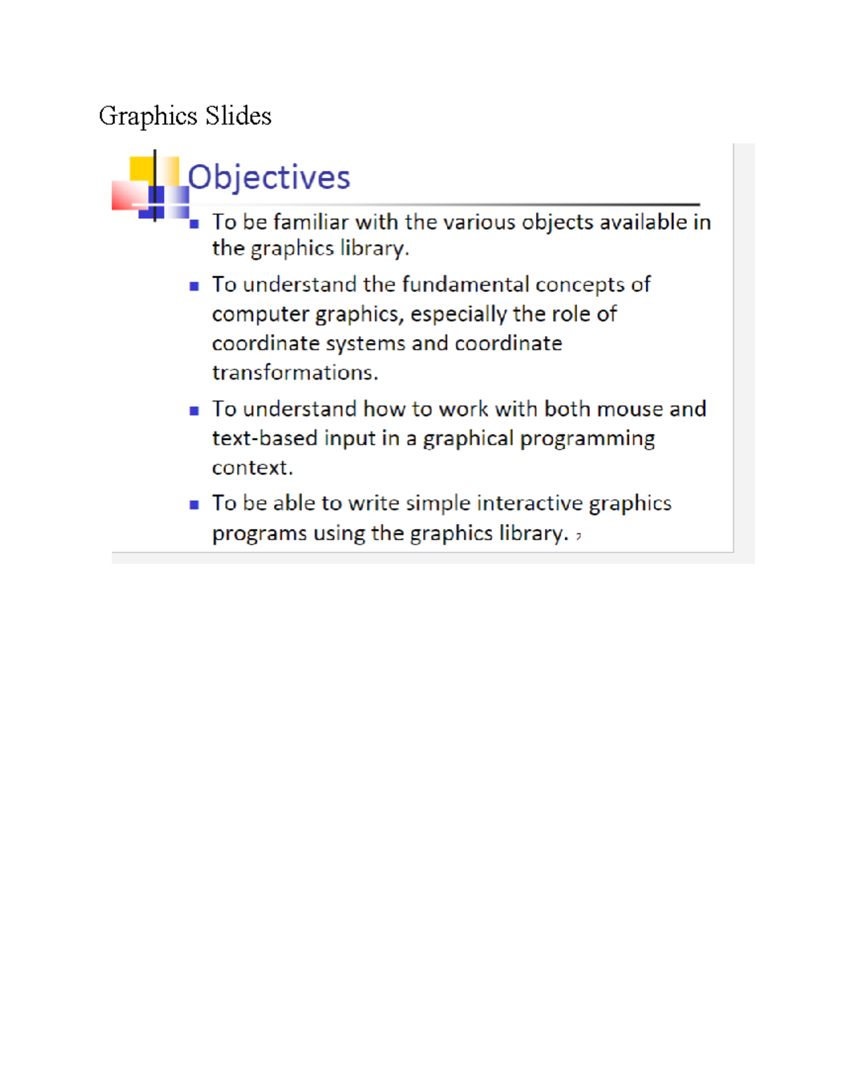 P12 - Weekly Lecture Notes And PowerPoint Slide Notes For The ...