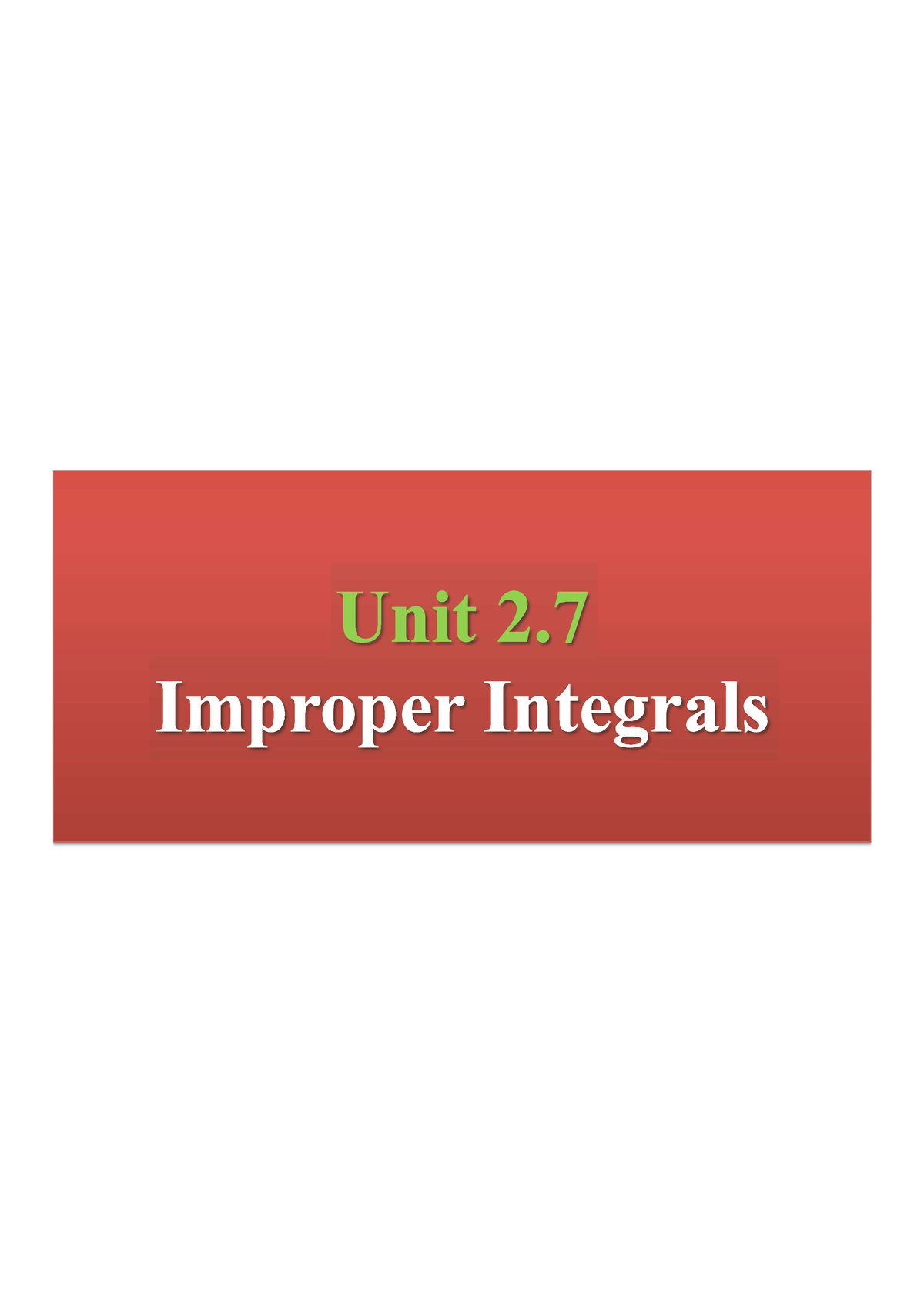 improper-integrals-mathematics-analysis-studocu