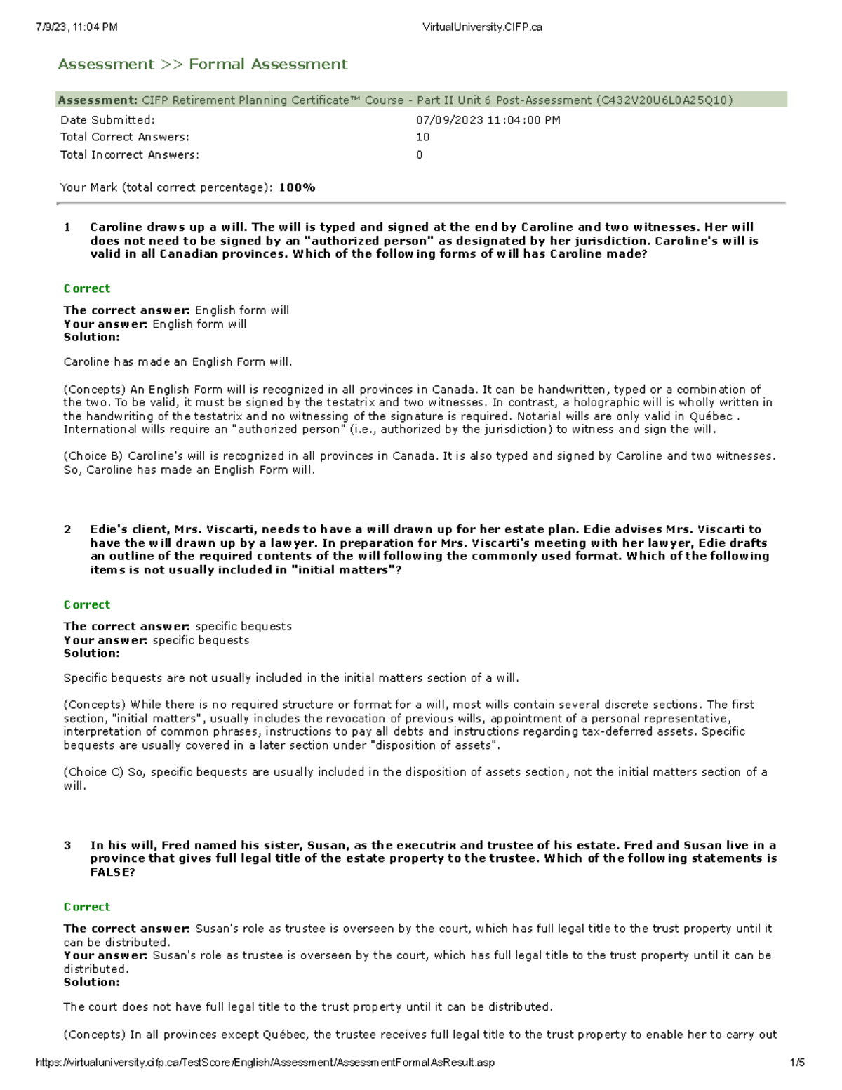 FA U#06 - Formal Assessment 06 - Assessment >> Formal Assessment ...