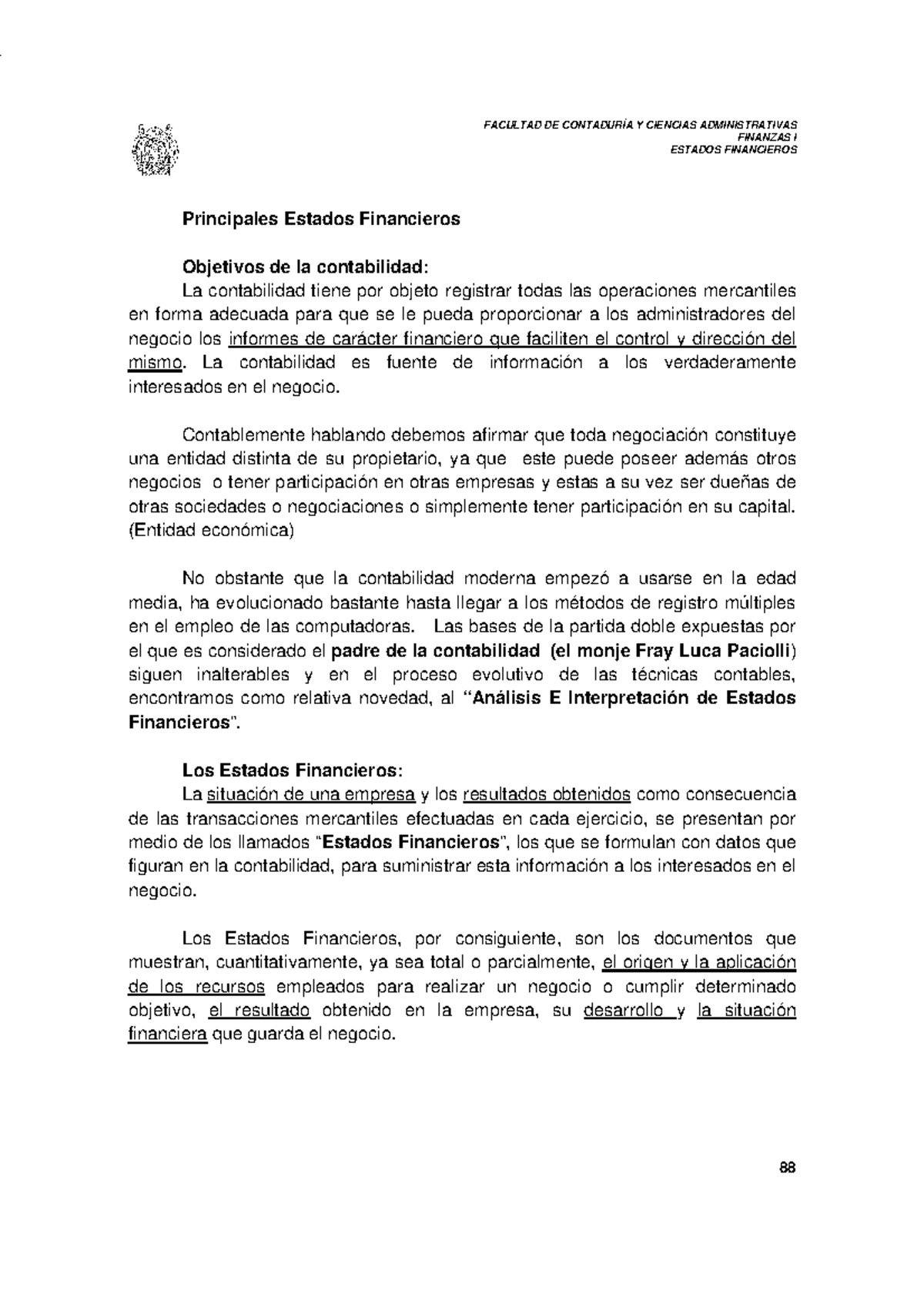 6 estados financieros - opppppppppp - FINANZAS I ESTADOS FINANCIEROS ...