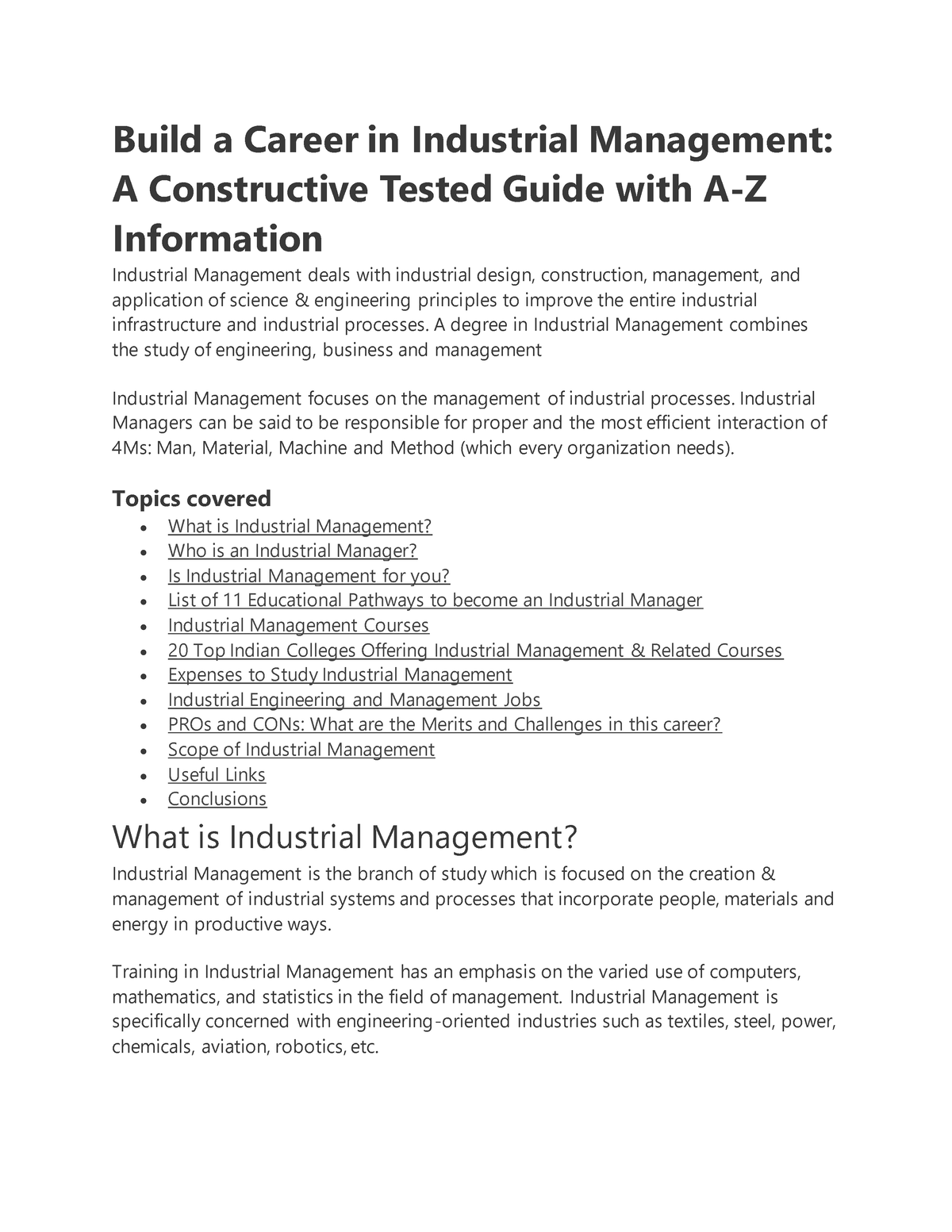 build-a-career-in-industrial-management-a-constructive-tested-guide